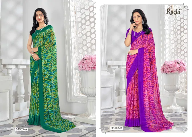 Star Chiffon Vol 160 By Ruchi Daily Wear Saree Wholesale Price In Surat